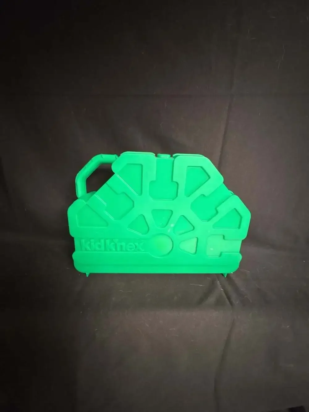 Kid K'Nex Green Building Toy Storage Carrying Case with Handle